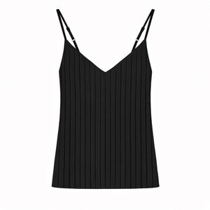 Express Black Pleated Tank